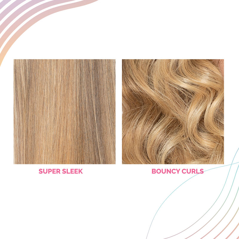 Vibes "On The Edge" 1 Inch Curved Hairstyling Iron, , large image number null